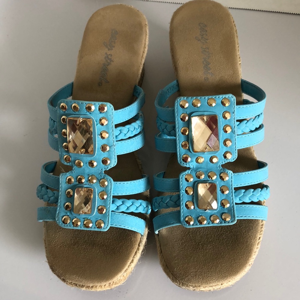 Easy Street Espradille Slide Sandals